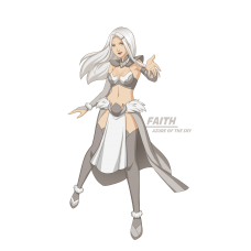 Faith Azure of the Sky Poster